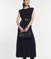 Vestido Midi Muscle Tee em Malha de Viscose com Alça Larga - 1