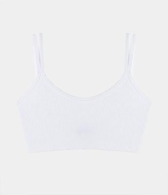 Sutiã Top em Microfibra Sem Bojo e Sem Costura