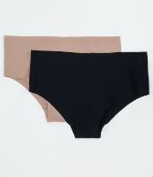 Kit 02 Calcinhas Boyshort Altas em Microfibra com Corte a Fio Trifil - 1