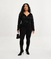 Calça Legging em Viscose com Elástico no Cós Curve & Plus Size - 1