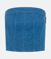 Top Tomara que Caia em Jeans - 2