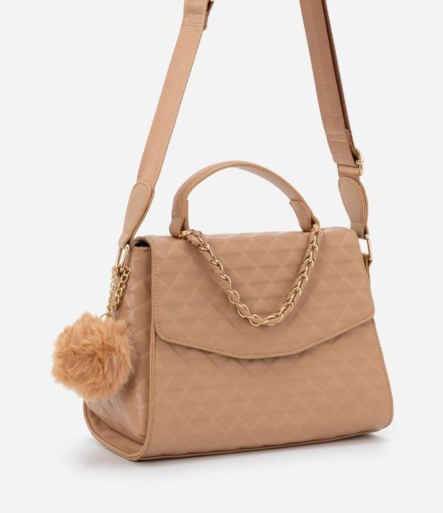 Bolsa Transversal Estruturada com Alça de Corrente - 1