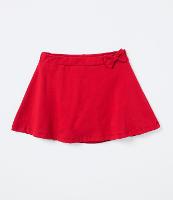 Short Saia Infantil em Cotton sem Estampa - Tam 5 a 14 Anos - 1
