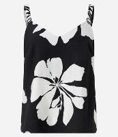 Blusa de Alça em Viscose com Flores Estampadas - 2