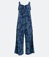 Macacão de Alça em Viscolinho com Estampa de Folhagens - 2