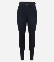 Calça Skinny Cintura Alta em Sarja com Bolsos - 2