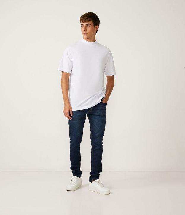 Calça Skinny Básica Jeans com Bolsos - 2