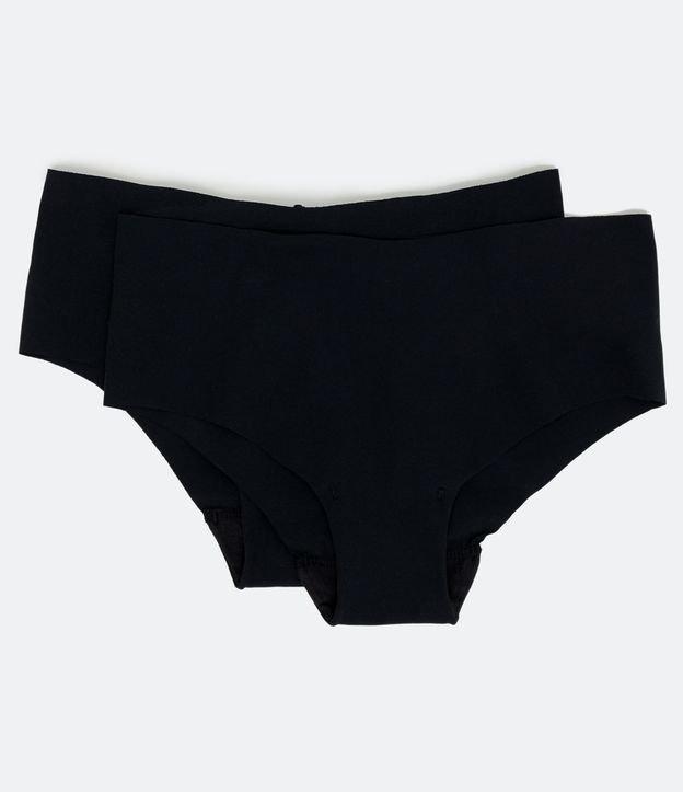 Kit 02 Calcinhas Boyshort em Microfibra sem Costura Trifil - 1