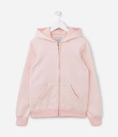 Jaqueta Básica Infantil em Moletom com Bolso Canguru- Tam 5 a 14 Anos - 1