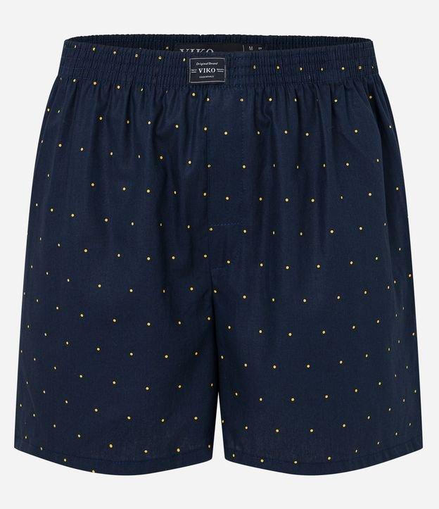 Cueca Samba Canção em Tricoline com Estampa Poá - 2