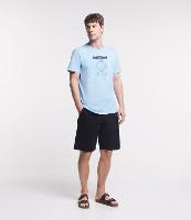 Camiseta Comfort em Algodão com Estampa de Bússola - 1