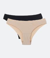 Kit 02 Calcinhas Biquíni em Microfibra com Corte a Laser - 1