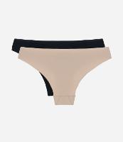 Kit 02 Calcinhas Biquíni em Microfibra com Corte a Laser - 2