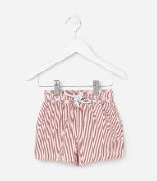 Bermuda Infantil em Microfibra com Textura e Listrinhas - Tam 1 a 5 Anos - 1