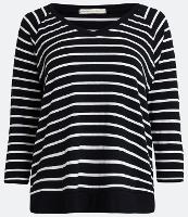 Blusa em Viscose com Estampa Listrada - 2