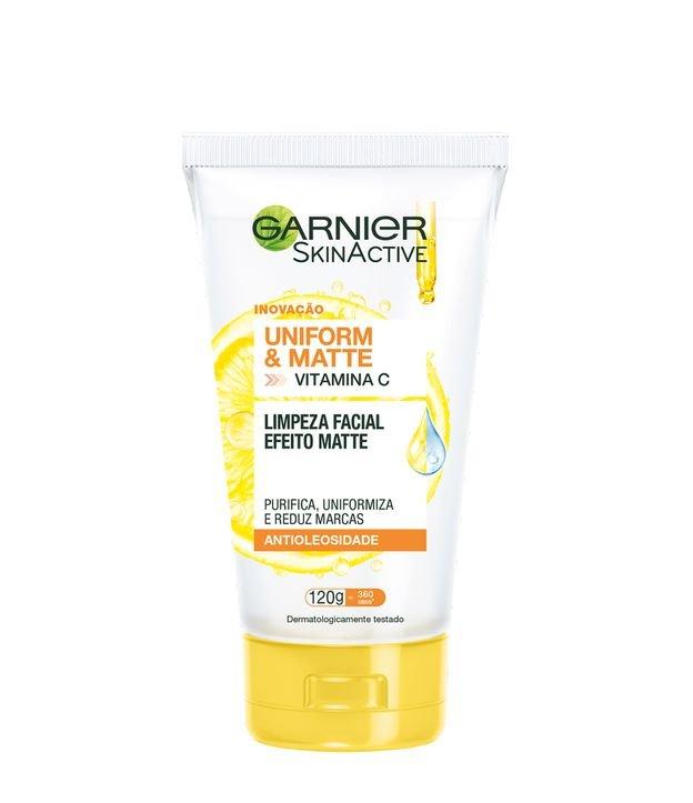 Limpeza Facial Garnier Uniform & Matte Vitamina C Antioleosidade - 1