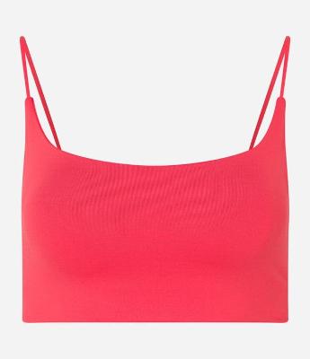 Top Esportivo em Poliamida com Alças Finas