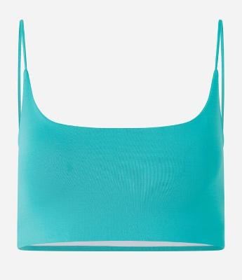 Top Esportivo em Poliamida com Alças Finas