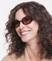 Óculos de Sol Redondo Slim com Estampa Animal Print - 1