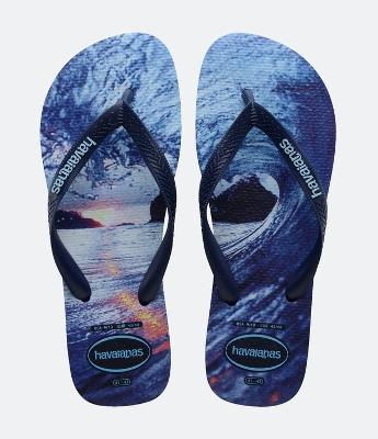 Chinelo de Tiras Hype com Estampa Praiana Havaianas