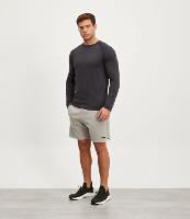 Bermuda Esportiva em Moletom Tecnológico com Cós Elástico e Zíper no Bolso - 1