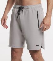 Bermuda Esportiva em Moletom Tecnológico com Cós Elástico e Zíper no Bolso - 2