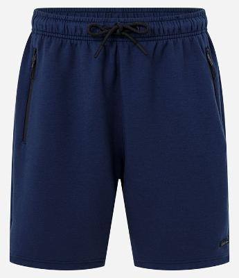 Bermuda Esportiva em Moletom Tecnológico com Cós Elástico e Zíper no Bolso