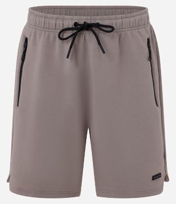 Bermuda Esportiva em Moletom Tecnológico com Cós Elástico e Zíper no Bolso