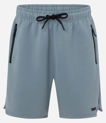 Bermuda Esportiva em Moletom Tecnológico com Cós Elástico e Zíper no Bolso