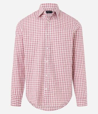 Camisa Comfort em Algodão com Estampa Xadrez