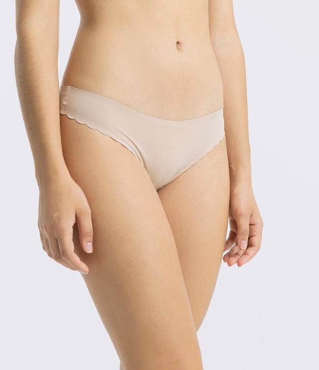 Calcinha Biquíni em Microfibra com Borda Nuvem - 1