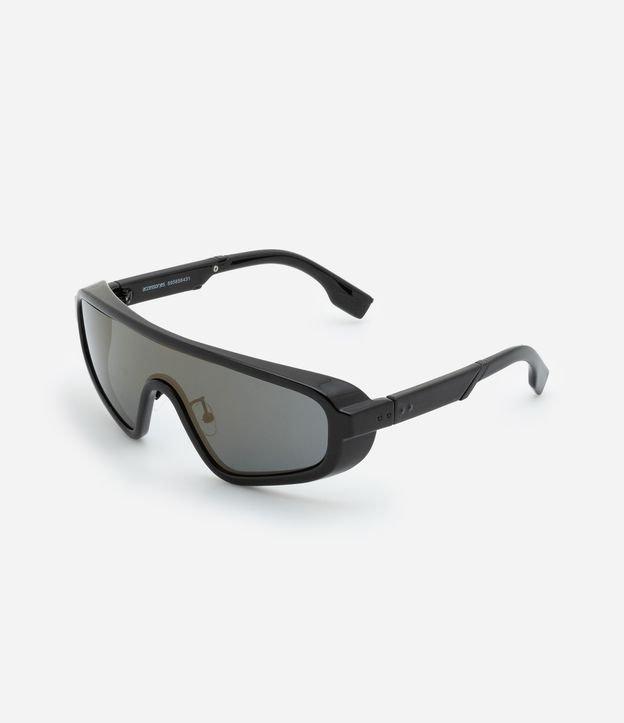 Óculos de Sol Máscara com Lente Espelhada - 2