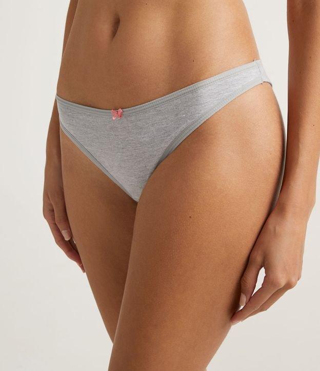 Kit 02 Calcinhas Biquíni Fio Duplo em Algodão - 2