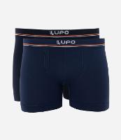 Kit 02 Cuecas Boxer em Poliamida com Listras Lupo - 1