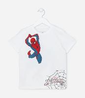 Camiseta Infantil Manga Curta com Estampa do Homem Aranha - Tam 5 a 13 anos - 1