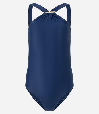 Maiô em Poliamida com Detalhe Metalizado