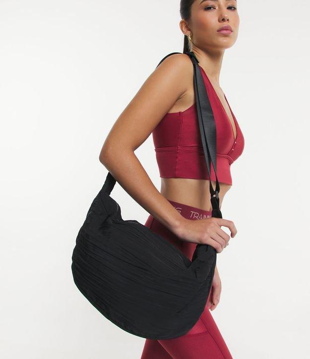 Bolsa Hobo Shoulder Média com Alça Transversal Regulável - 1