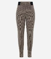 Calça Legging com Estampa Xadrez e Elástico Contrastante - 2