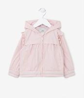 Jaqueta Quebra Vento Infantil com Babado - Tam 1 a 5 anos - 1