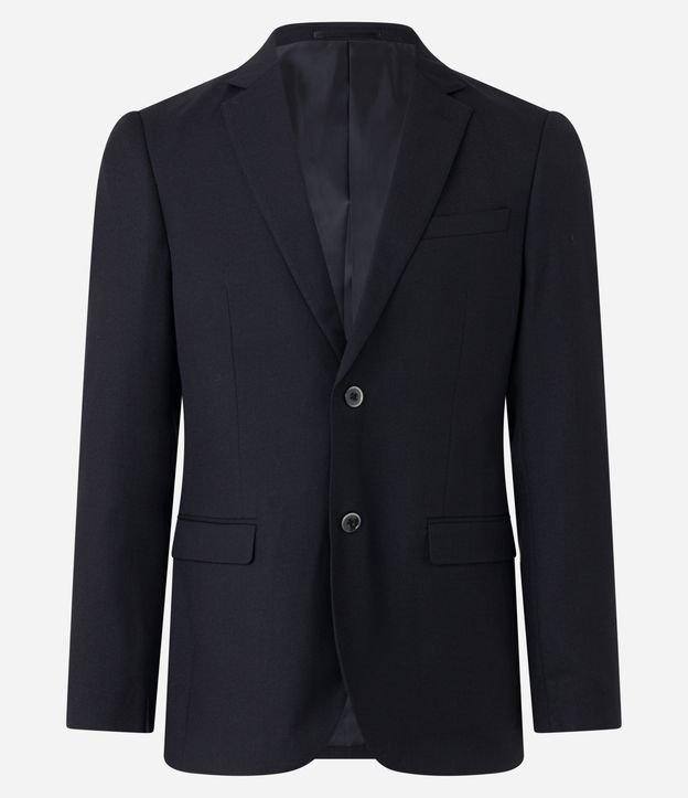 Paletó Super Slim Alfaiatado com Gola Lapela e Bolsos - 1