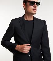 Paletó Super Slim Alfaiatado com Gola Lapela e Bolsos - 2