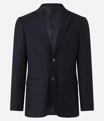 Paletó Slim Alfaiatado com Gola Lapela e Bolsos