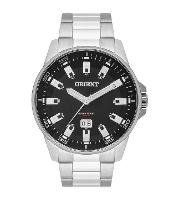 Relógio Orient Analógico com Pulseira em Aço Prata e Caixa em Aço  - 1