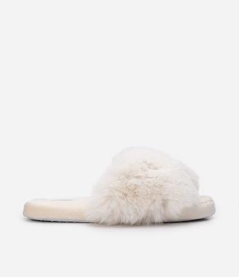 Pantufa Aberta com Pelinhos