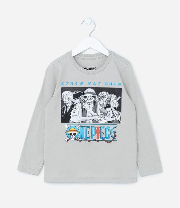 Camiseta Infantil com Estampa do One Piece - Tam 7 a 14 anos - 1