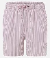 Bermuda de Banho Listrada em Microfibra com Textura Anarruga - 2
