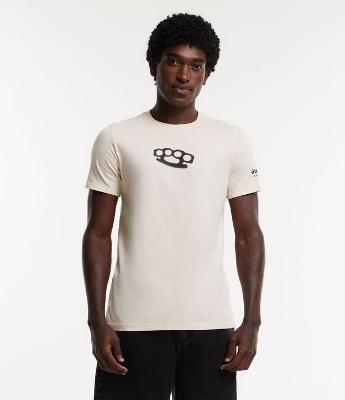 Camiseta Regular em Meia Malha com Estampa Soco Inglês