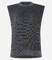 Blusa Muscle Tee em Viscose com Ombreiras e Fio Metálico - 2