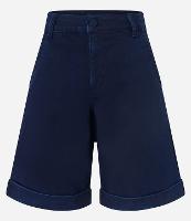 Bermuda Jeans Cintura Alta com Barra Dobrada - 2