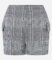 Short Alfaiataria Xadrez com Bolsos Cargo - 2